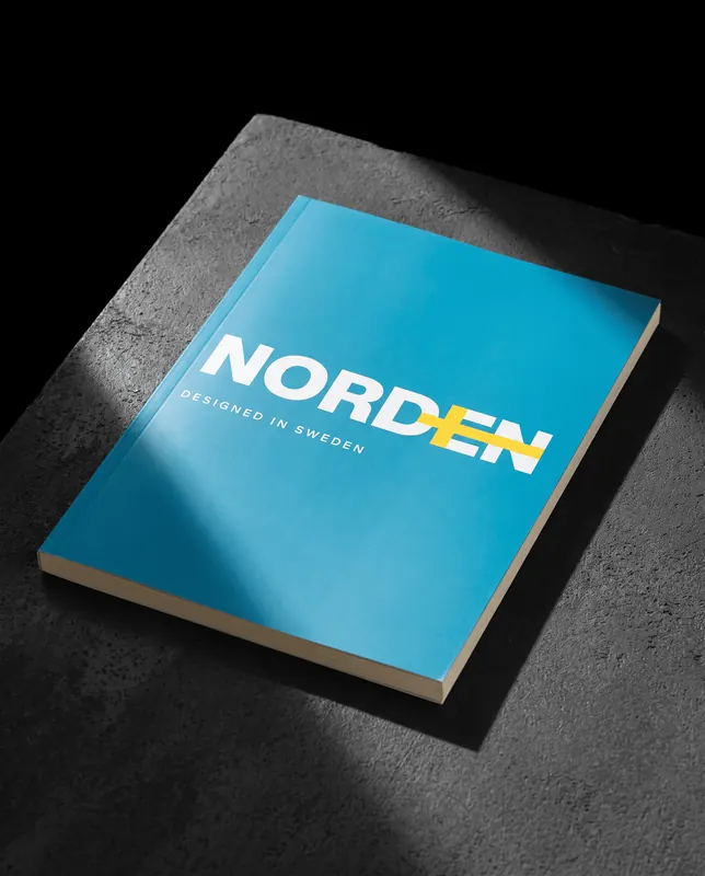Portada del manual de marca de Norden